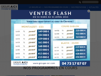 groupe-aci.com website preview