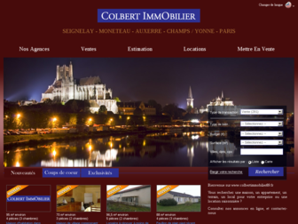 colbertimmobilier89.fr website preview