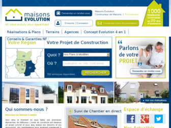 maisonsevolution.fr website preview