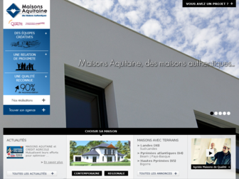 maisons-aquitaine.fr website preview