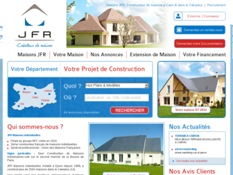 maisons-jfr.com website preview