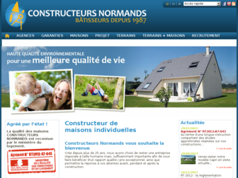 constructeurs-normands.com website preview