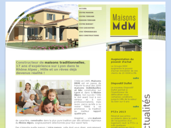 maisons-mdm.fr website preview