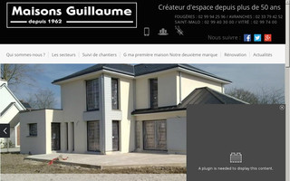 maisonsguillaume.com website preview