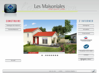 lesmaisoniales.fr website preview