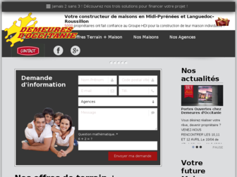 demeuresdoccitanie.fr website preview