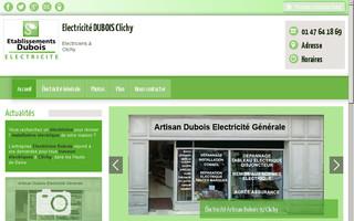 electriciendubois-clichy.fr website preview