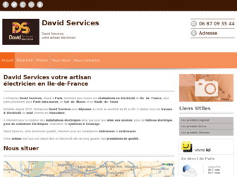 electricien-paris-davidservices.fr website preview