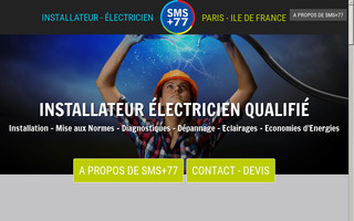 sms77.fr website preview