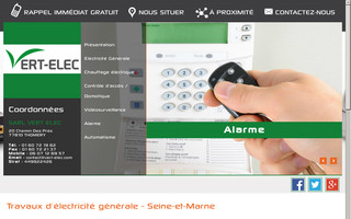 vert-elec.com website preview