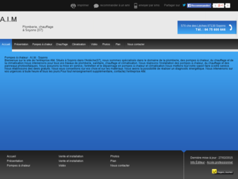 aim-plomberie.fr website preview