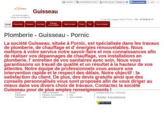 sarlguisseau-plomberie-chauffage.fr website preview