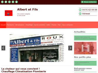 albertetfils-plomberie.com website preview