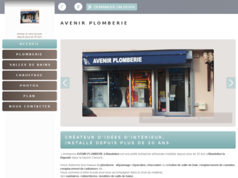 avenir-plomberie06.fr website preview