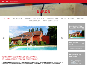 duron-chauffage-plomberie.fr website preview