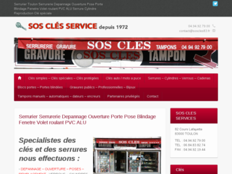 soscles83.fr website preview