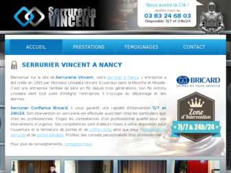 serrurerie-vincent.fr website preview