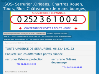 unsosserrurier.com website preview