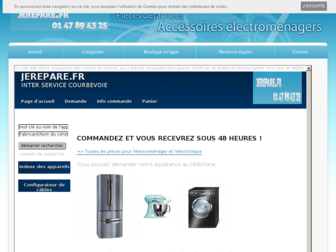 jerepare.fr website preview