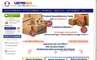 vendido.fr website preview