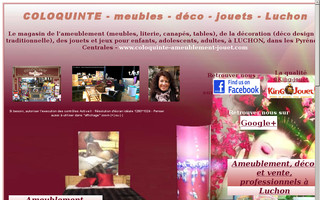 coloquinte-ameublement-jouet.com website preview