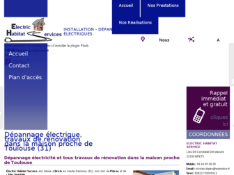 electric-habitat-service.com website preview