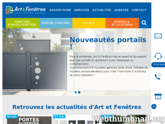 artetfenetres.com website preview