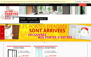 leroidelafenetre.fr website preview