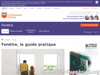 fenetre.comprendrechoisir.com website preview