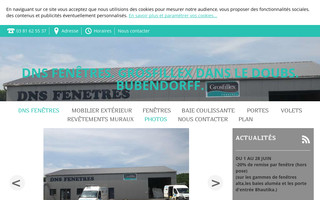 dns-fenetres.fr website preview