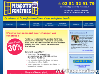 peradotto-fenetres.fr website preview
