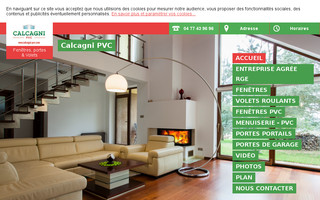 calcagnipvc.com website preview