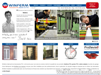 winferm.fr website preview