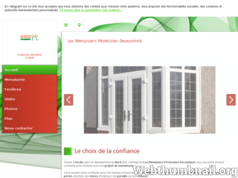 menuisiers-pevecistes-seclin.fr website preview