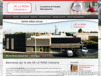 delarosa-industrie.fr website preview