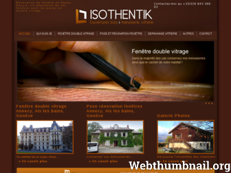 isothentik-savoie.fr website preview
