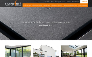fenetre-alu-novafen.com website preview