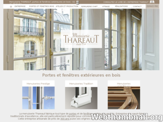 menuiserie-thareaut.com website preview