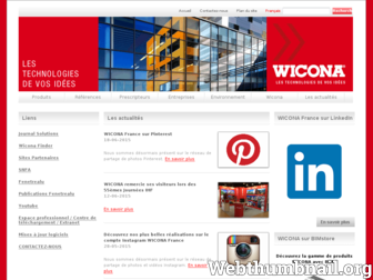 wicona.fr website preview