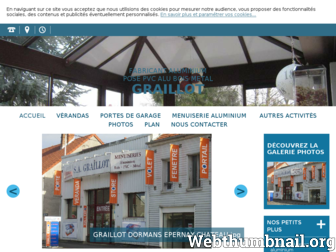 veranda-porte-fenetre-marne-graillot.fr website preview