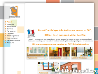 bernet-pro.fr website preview