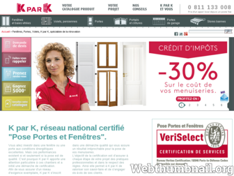 kpark.fr website preview