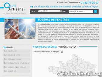 poseur-fenetre.quali-artisans.fr website preview