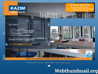 kazim.fr website preview