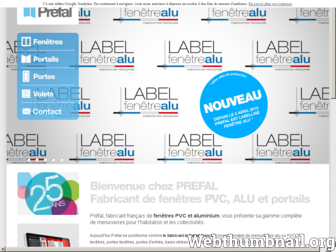 prefal.fr website preview