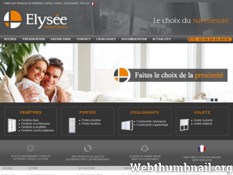 elysee-menuiseries.fr website preview