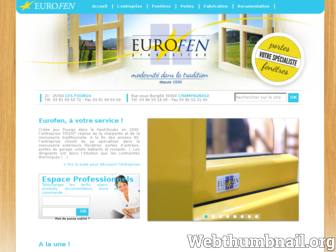 eurofen.fr website preview