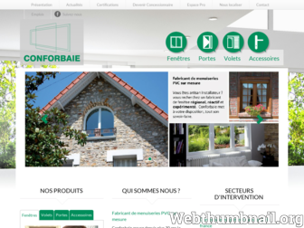 conforbaie.fr website preview