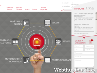 fenetres-portails-vannes.com website preview