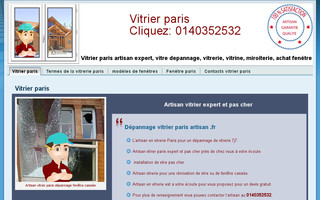 vitrier-paris-artisan.fr website preview